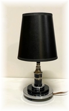 Art Deco Table Lamp with Multi Stacked Disks