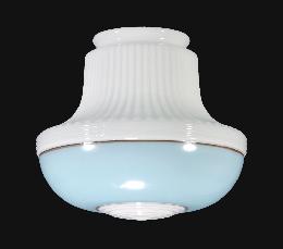Art Deco Bulb - Blue