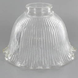 Clear Ribbed Prismatic Scalloped