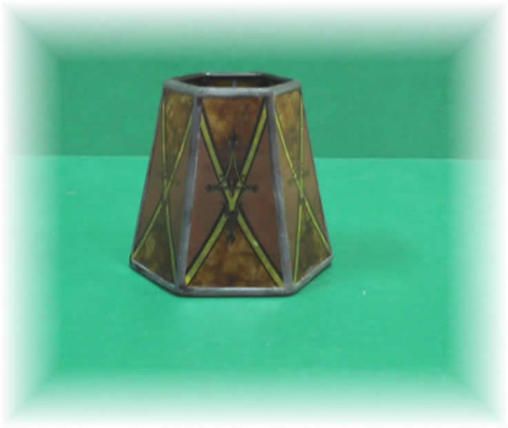 Mini Clip - Amber Hexagon - Design